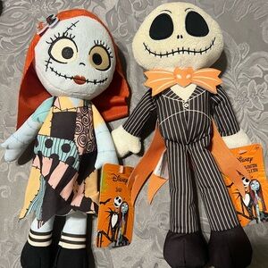 Disney Sally and Jack Skellington Plush Set - Multicolor